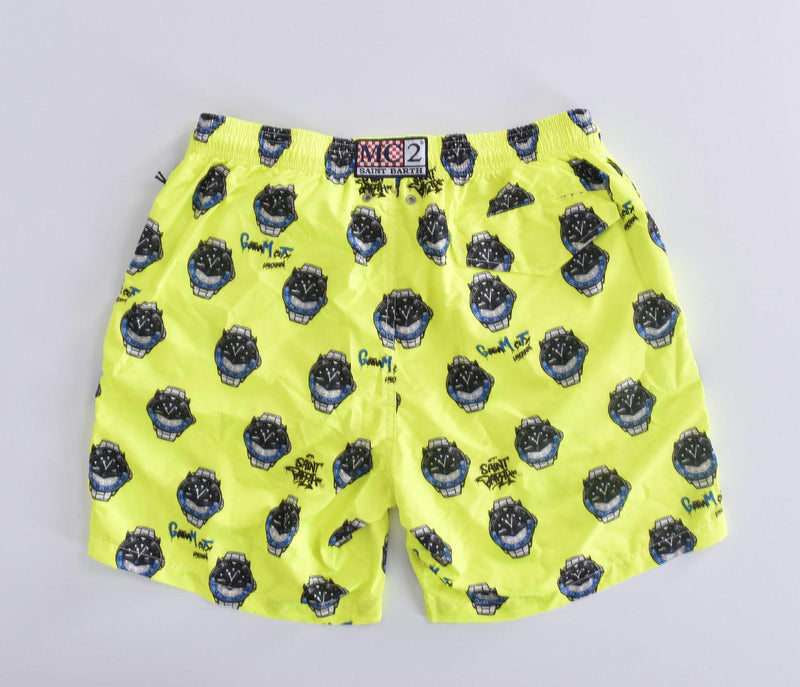 Costume bagno Mc2 Saint Barth giallo Gotham watch Crypto puppet 