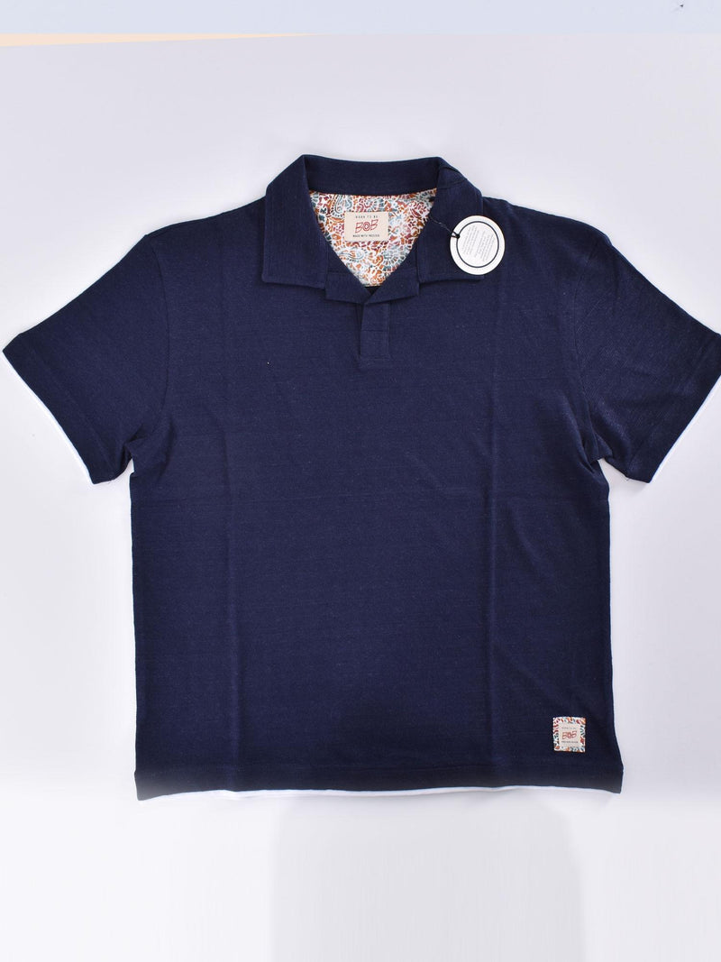 Polo BoB lino Bridge blu 