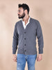 Cardigan Gran Sasso Super Geelong grigio