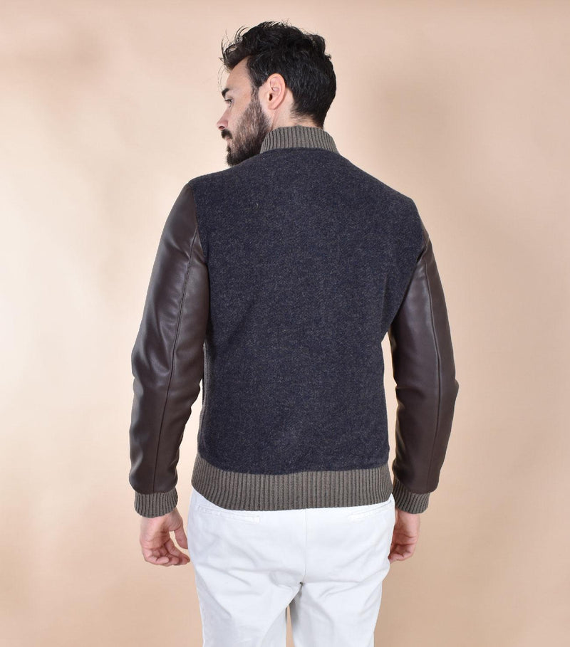 Giubbotto BoB bomber Kelly pelle lana KELLY1674 BOB