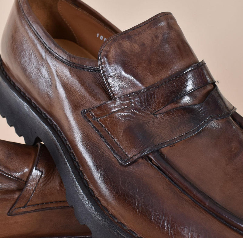 Scarpe Green George mocassino maremma marrone 1053498 GREEN GEORGE