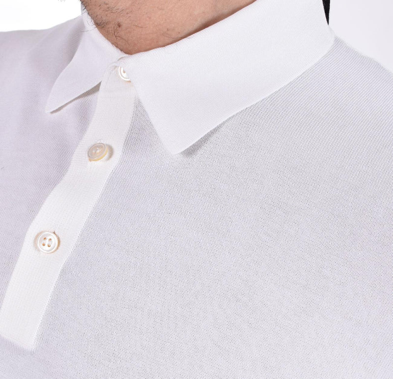 Polo Gran Sasso Organic cotton bianca 