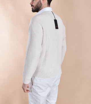 Cardigan Officina 36 bianco burro AR4001 OFFICINA 36