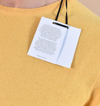 Maglia Gran Sasso cashmere lana giallo 55159 19699319 GRAN SASSO
