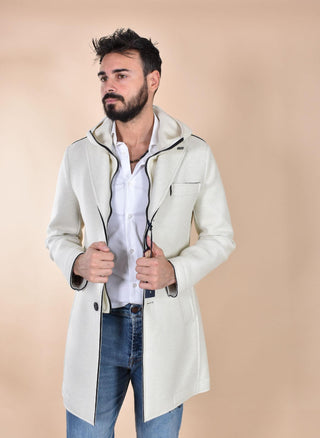 Cappotto BoB bianco panna Andy giubbino interno ANDY1 53TRT04 BOB
