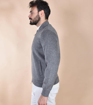 Giubbotto Mc2 Saint Barth Camden lana college grigio CAMDEN15 MC2 SAINT BARTH