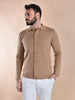 Maglia camicia Daniele Fiesoli cammello