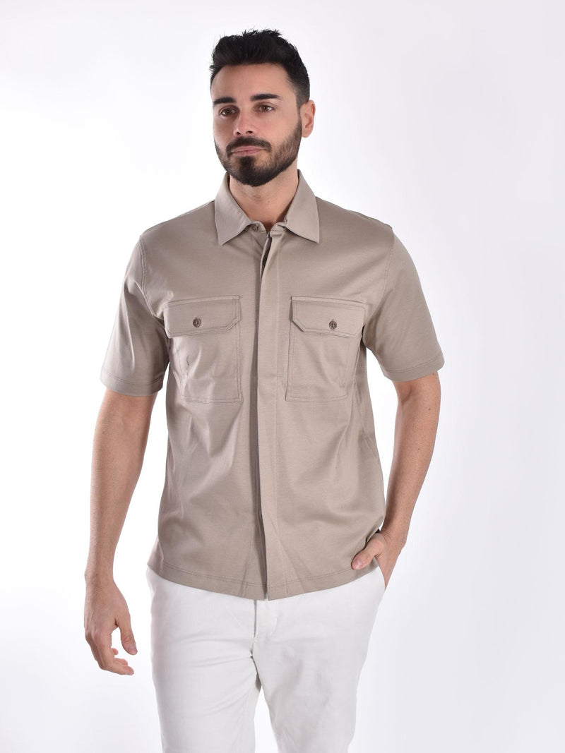 Camicia Daniele Fiesoli fango 
