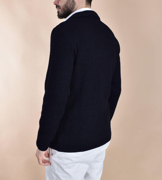 Giacca maglia Officina 36 blu BG6302 OFFICINA 36