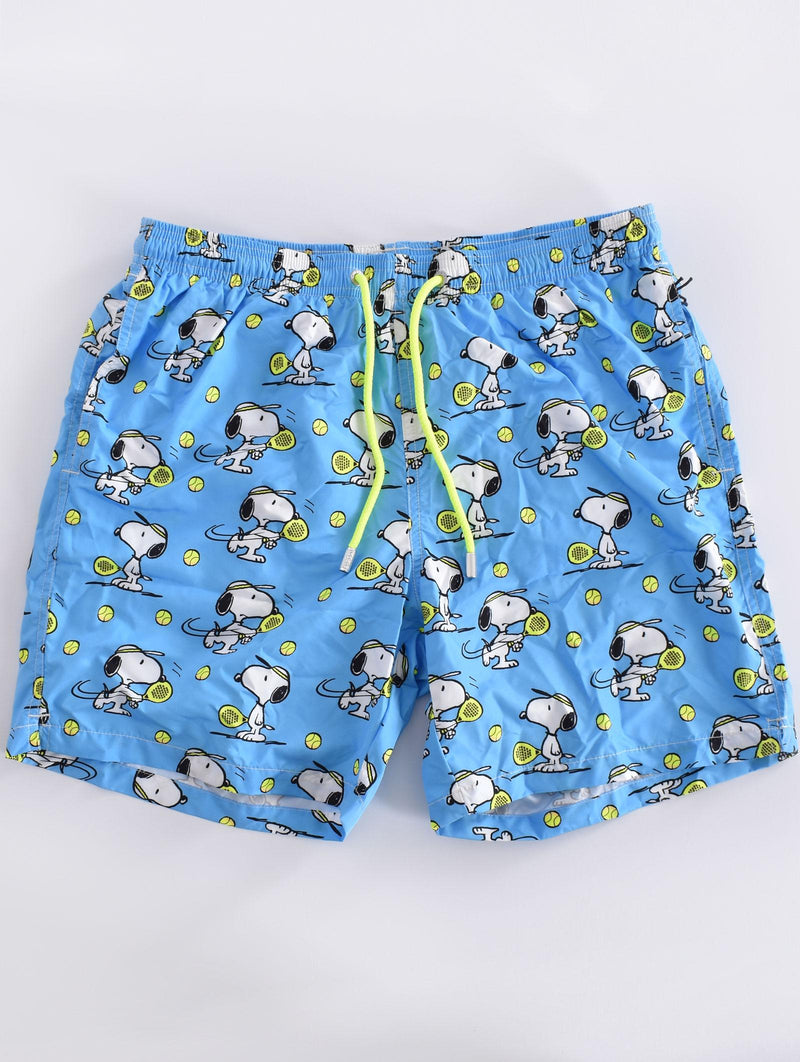 Costume bagno Mc2 Saint Barth Snoopy padel celeste 