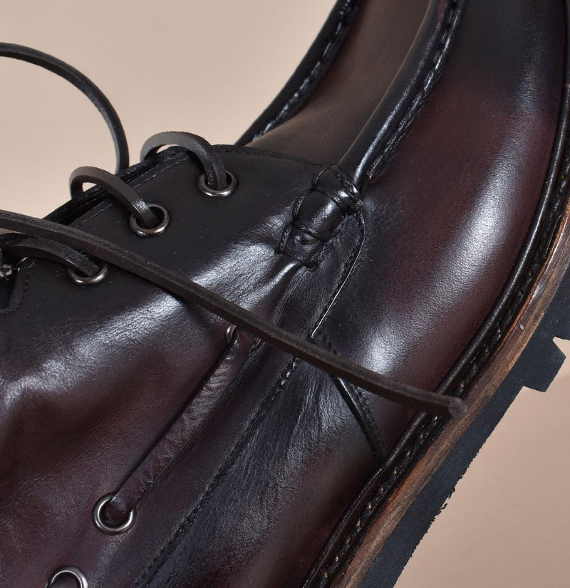 Scarpe Claudio Marini stivaletti anfibi moro 835301 CLAUDIO MARINI