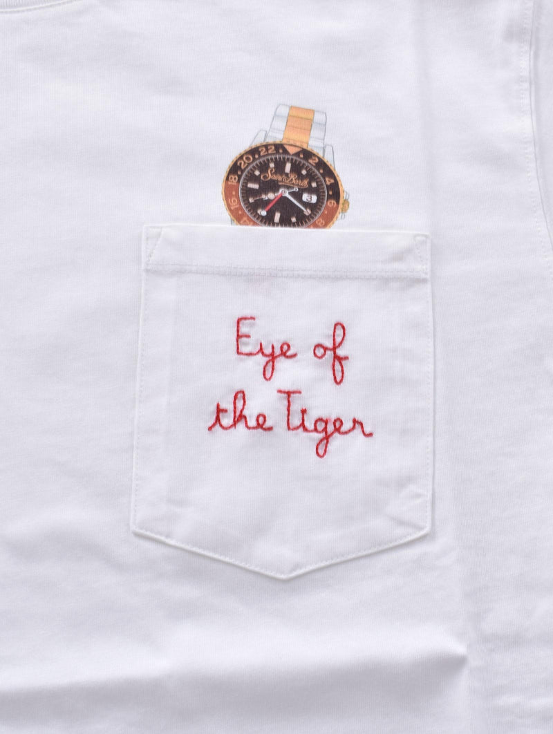 T-shirt Mc2 Saint Barth orologio Eye tiger 