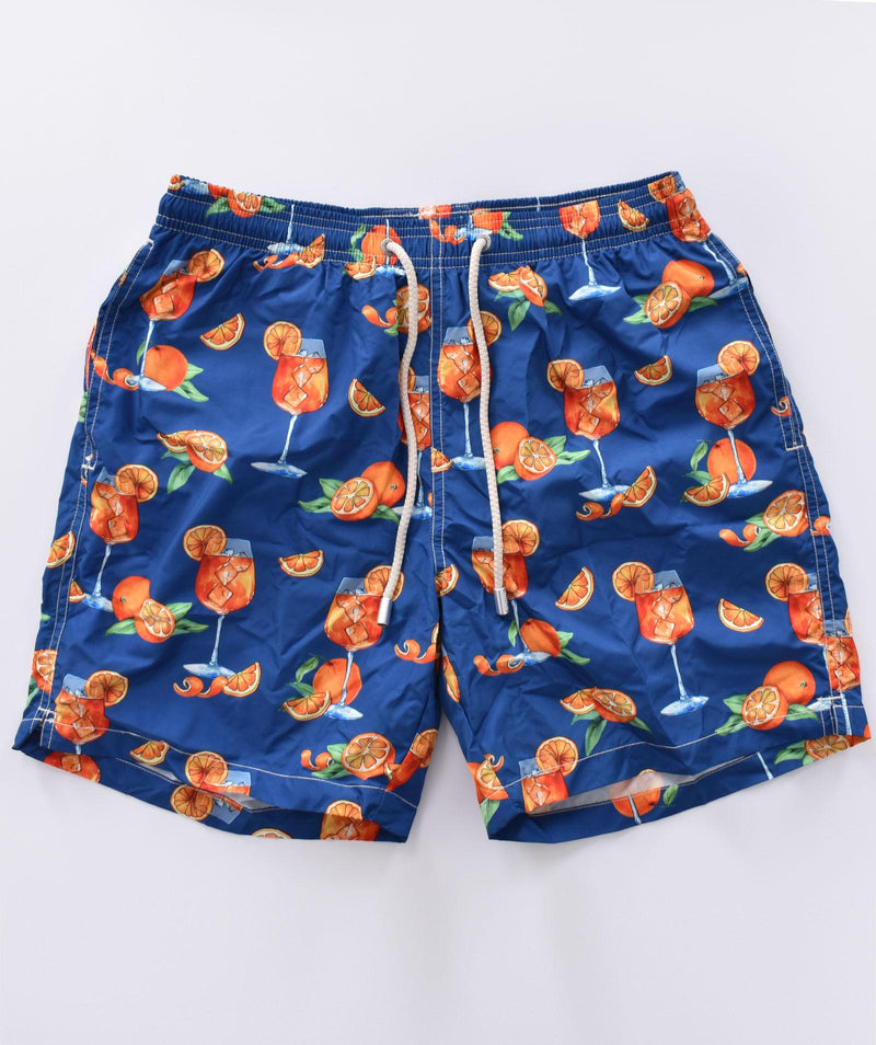 Costume bagno Mc2 Saint Barth orange taste blu 