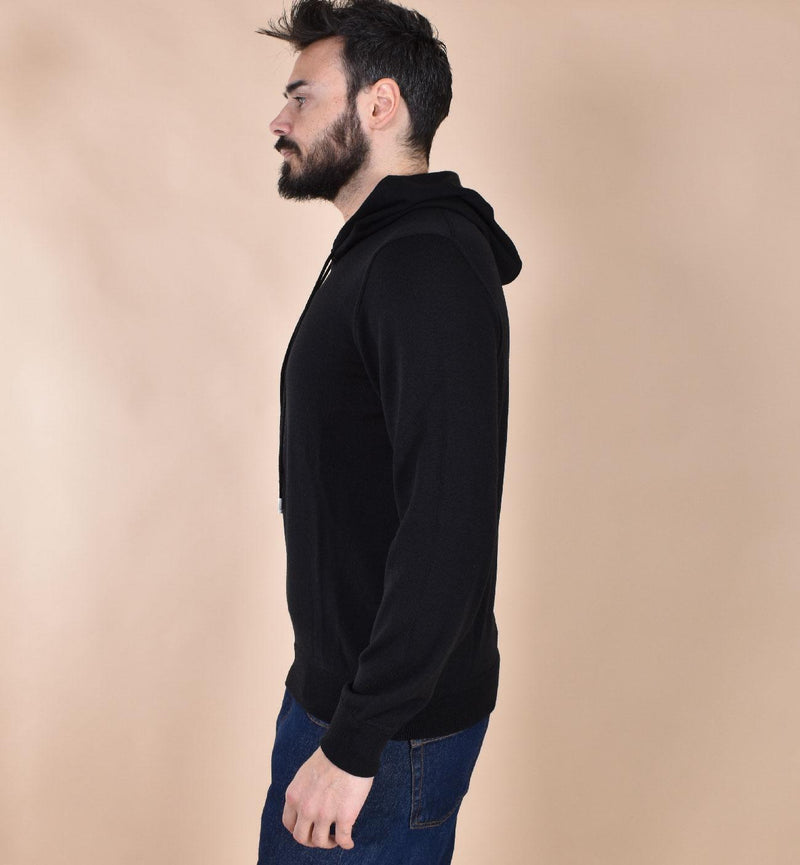 Maglia Cappuccio Gran Sasso Athleisure nero 57122 14801099 GRAN SASSO