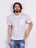 T-shirt Mc2 Saint Barth lino bianca taschino Ecstasea