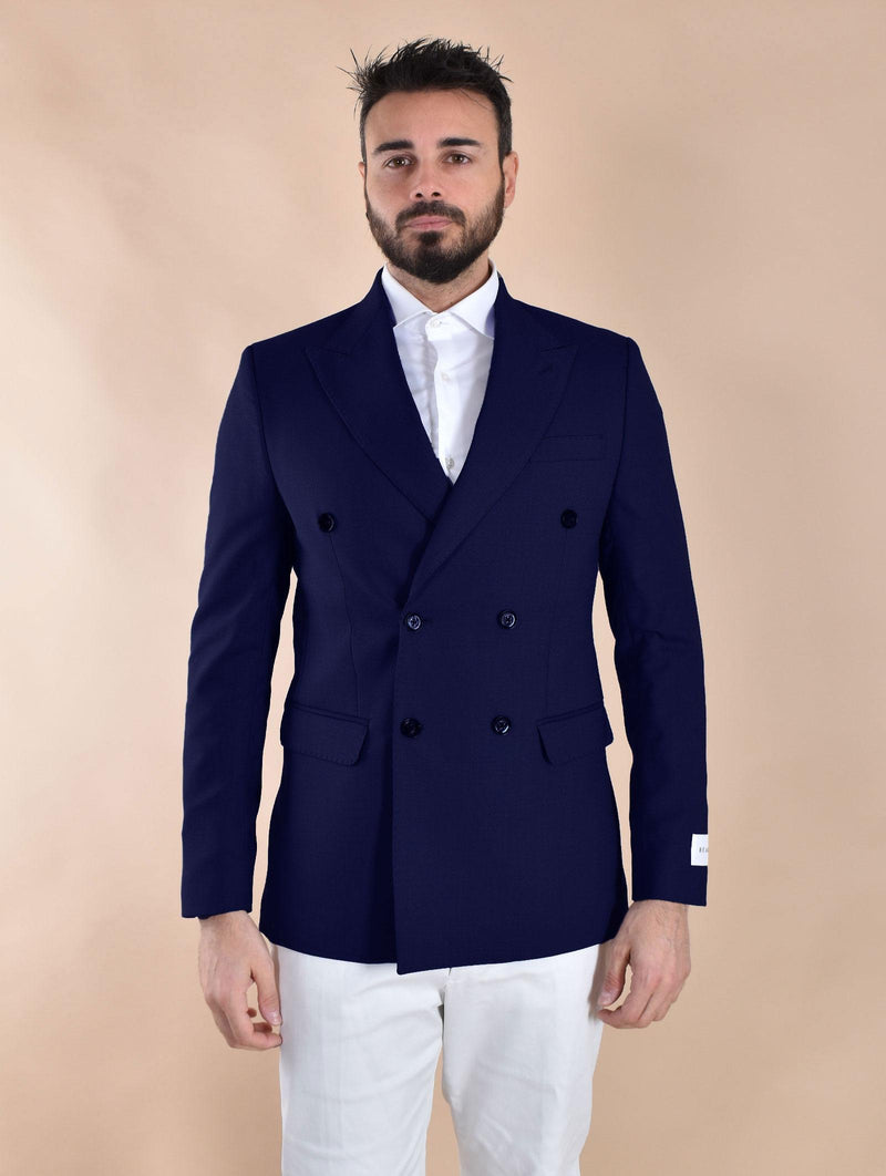 Giacca doppiopetto Be Able Dan blu DAN01 BE ABLE