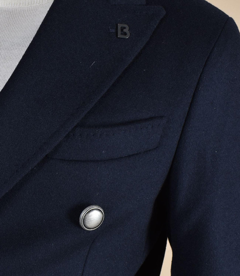Cappotto Breras doppiopetto blu Lione LIONEC721166 BRERAS Milano
