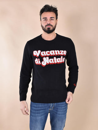 Maglia Mc2 Saint Barth Vacanze di Natale nera 03054041 MC2 SAINT BARTH