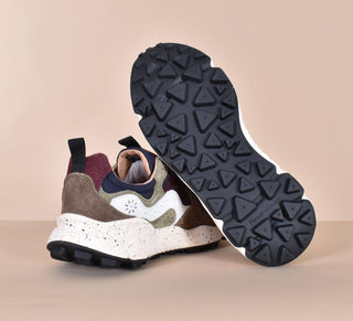 Scarpe Sneakers Flower Mountain Yamano marrone blu YAMANO3D31 Flower Mountain