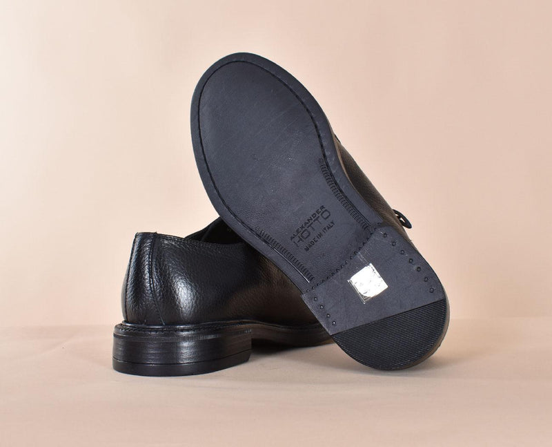 Scarpe Alexander Hotto pelle martellata nero 6801701 ALEXANDER HOTTO