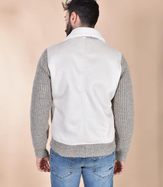 Giubbotto eco montone BoB PAGE maniche maglia PAGE13301 BOB