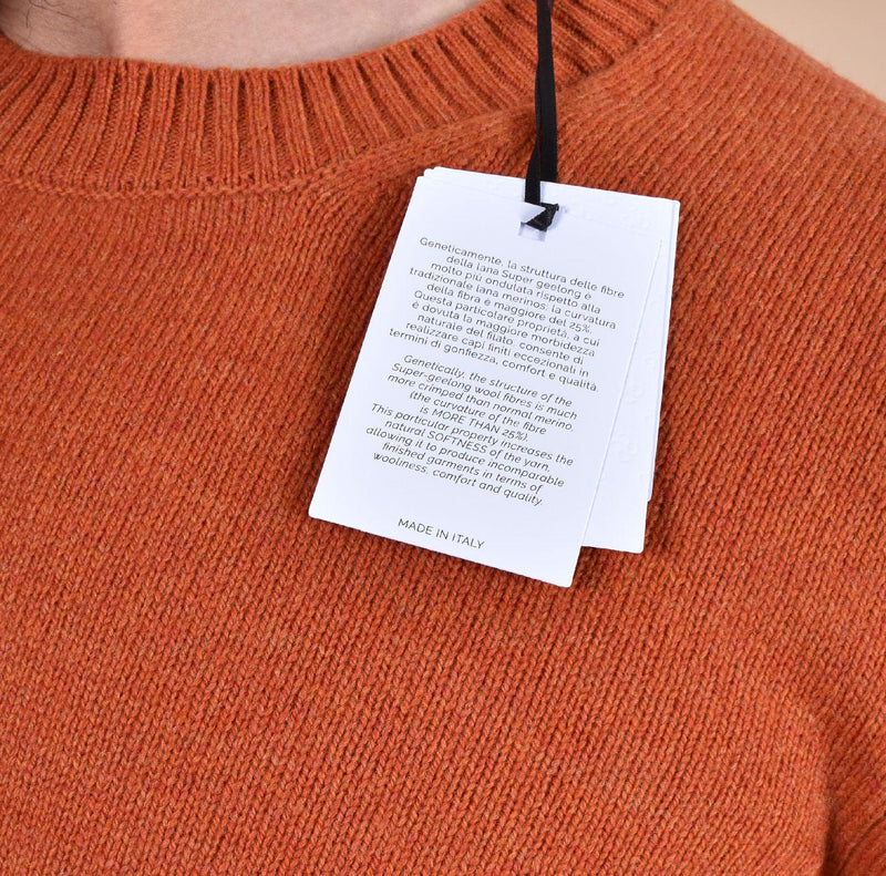 Maglia Gran Sasso ruggine girocollo Super Geelong 23131 25012373 GRAN SASSO