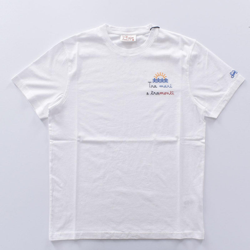 T-shirt Mc2 Saint Barth tra mari e tramonti 0529001 MC2 SAINT BARTH