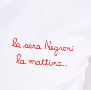 T-shirt Mc2 Saint Barth Negroni mattina bianca 0413801 MC2 SAINT BARTH