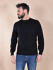 Maglia Mc2 Saint Barth nera Regent merino extrafine