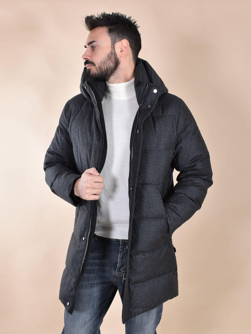 Giubbotto parka Duno Magnus Loro Piana antracite Levico MAGNUS480 DUNO