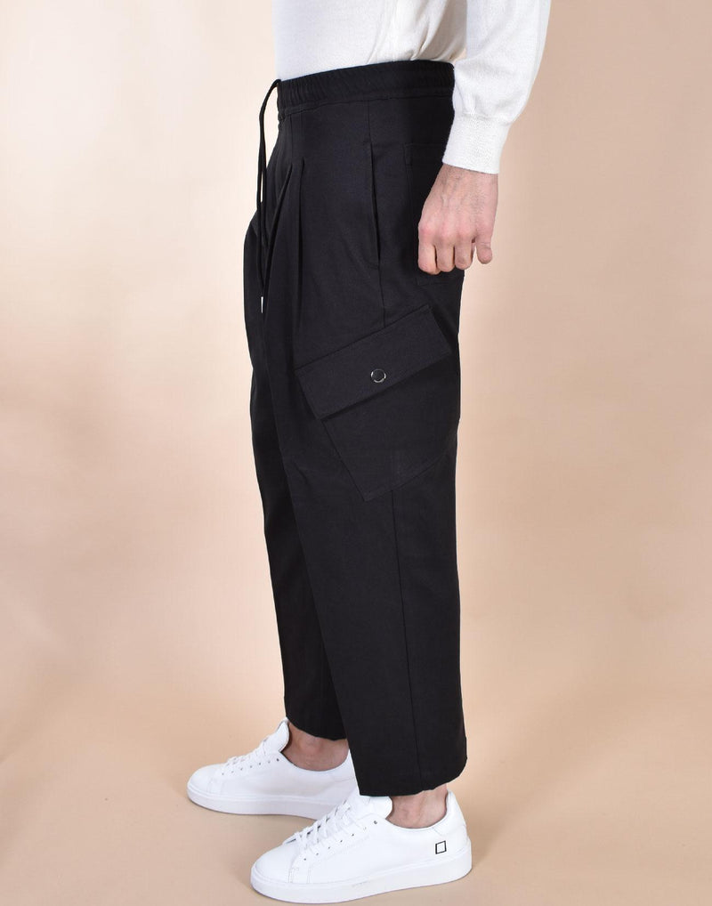 Pantalone Yes London tasconi nero twill XP333702 YES LONDON