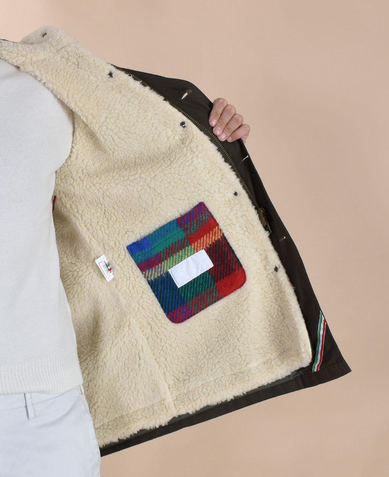 Giubbotto l'eskimo parka cintura verde MAXI01 l'eskimo