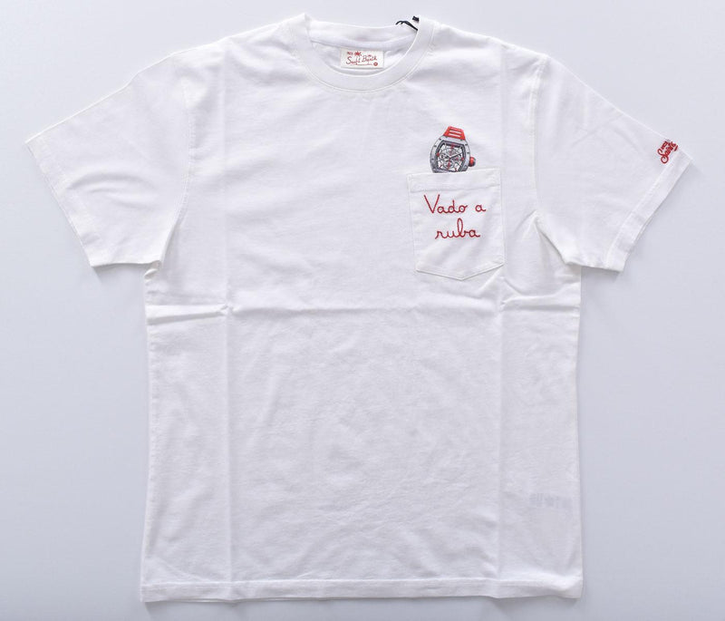T-shirt Mc2 Saint Barth vado a ruba orologio 