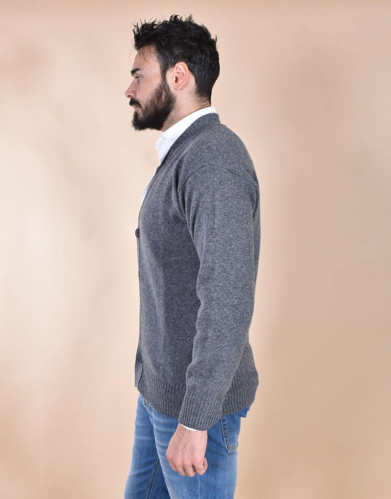 Cardigan Gran Sasso Super Geelong grigio 23188 25051093 GRAN SASSO