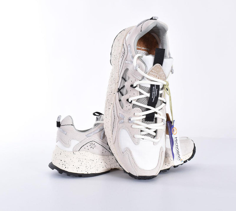 Sneakers Flower Montain Yamabushi bianco nero 