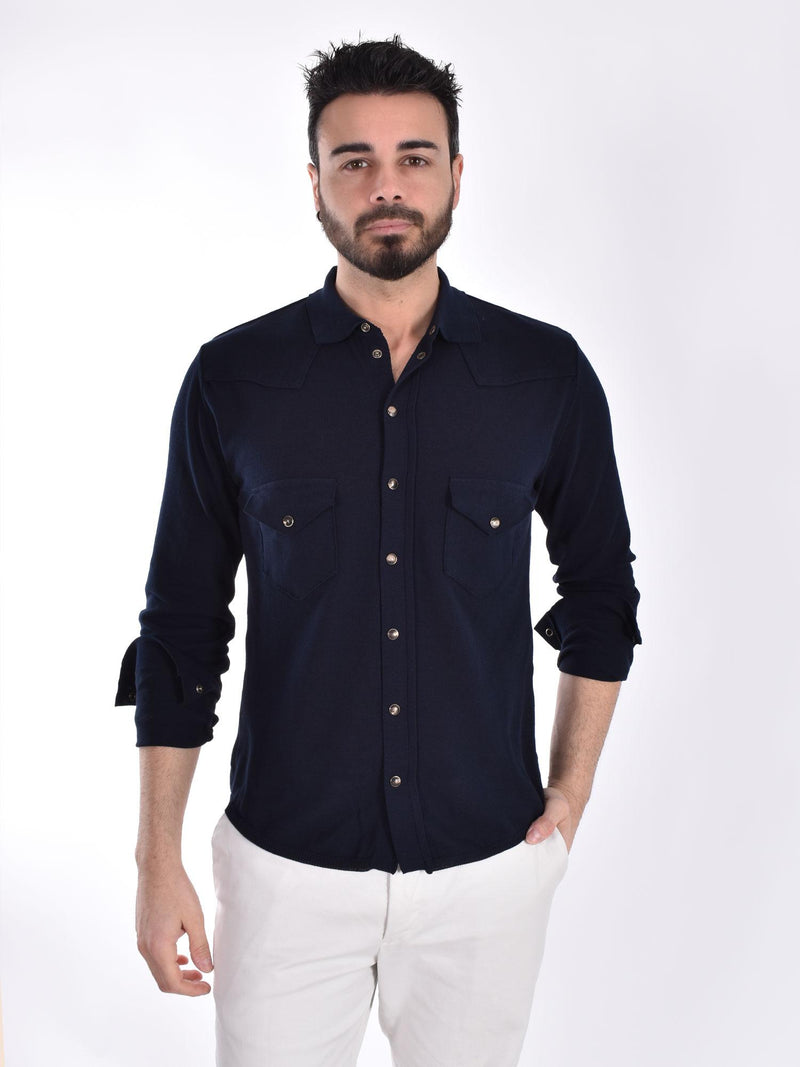 Camicia Rakki texana blu Mcqueen 