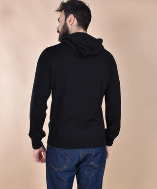 Maglia Cappuccio Gran Sasso Athleisure nero 57122 14801099 GRAN SASSO