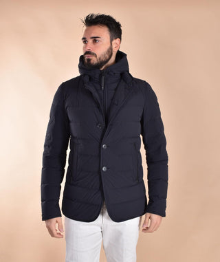 Giubbotto Duno Master Licosa blu notte cappuccio MASTER H845 DUNO