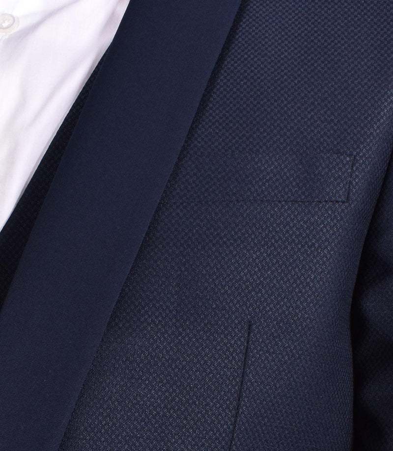 Abito Marcel Morel smoking gilet doppiopetto blu 