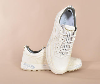 Scarpe Sneakers Premiata Nous 7733 bianco crema NOUS7733 PREMIATA
