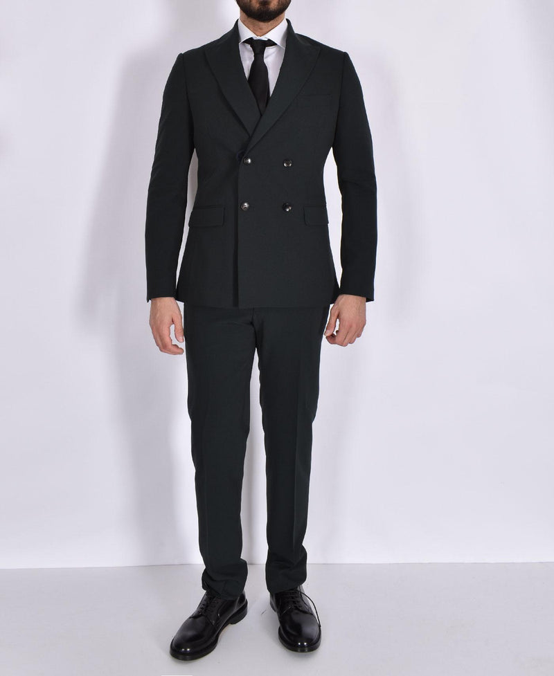 Abito Simbols doppiopetto verde A11840C050 SIMBOLS