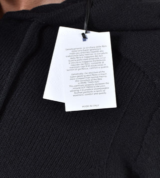 Felpa maglia Gran Sasso Super geelong nera 24172 25024099 GRAN SASSO