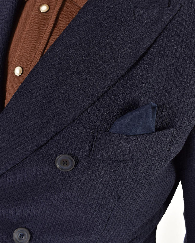 Giacca BoB doppiopetto blu Drive 