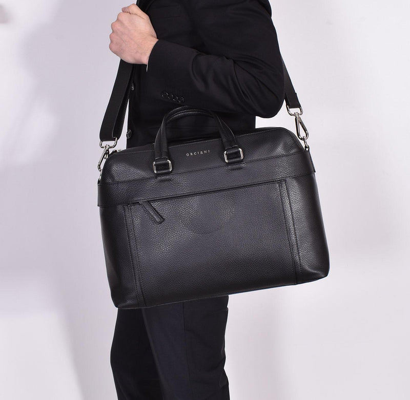 Borsa Orciani ventiquattrore nero micron lavoro 