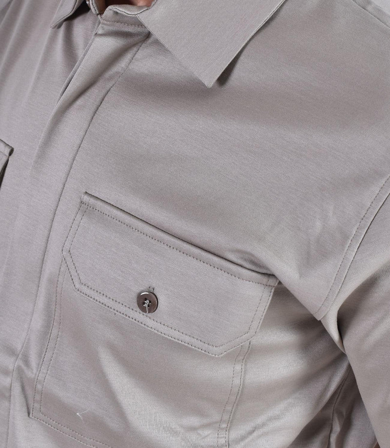 Camicia Daniele Fiesoli fango 