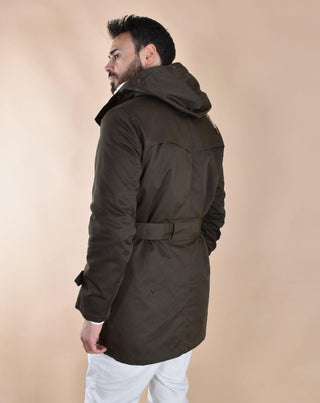 Giubbotto l'eskimo parka cintura verde MAXI01 l'eskimo