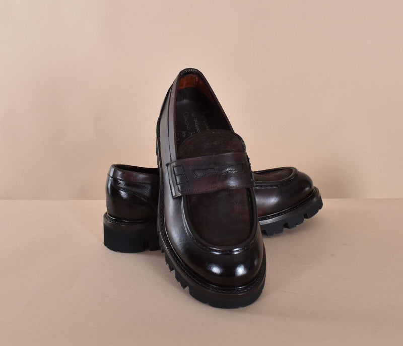 Mocassini Claudio Marini fatte a mano testa di moro pelle 832801 CLAUDIO MARINI