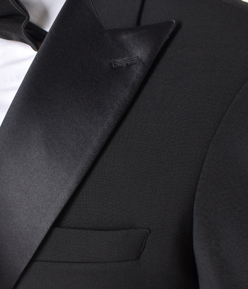 Abito Simbols doppiopetto 1 bottone nero smoking A1190090 SIMBOLS