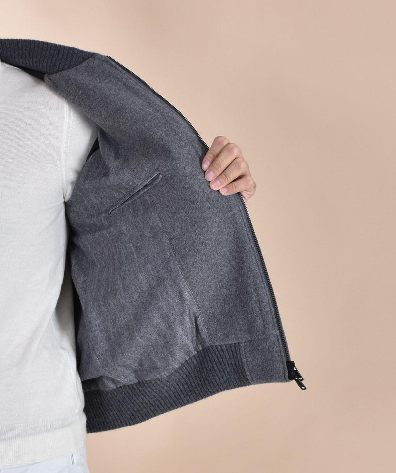 Giubbotto Circolo 1901 bomber college grigio Raglan CN51010036 CIRCOLO 1901