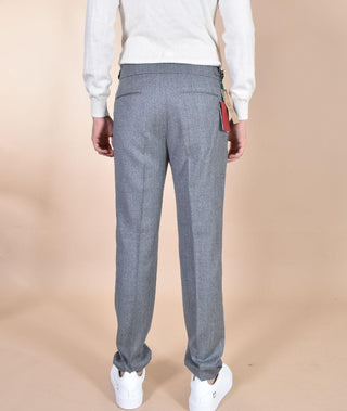 Pantalone Berwich italiano retrochic fibbia grigio RD547002 BERWICH